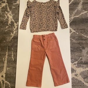 Girls kids outfit. Size 4T